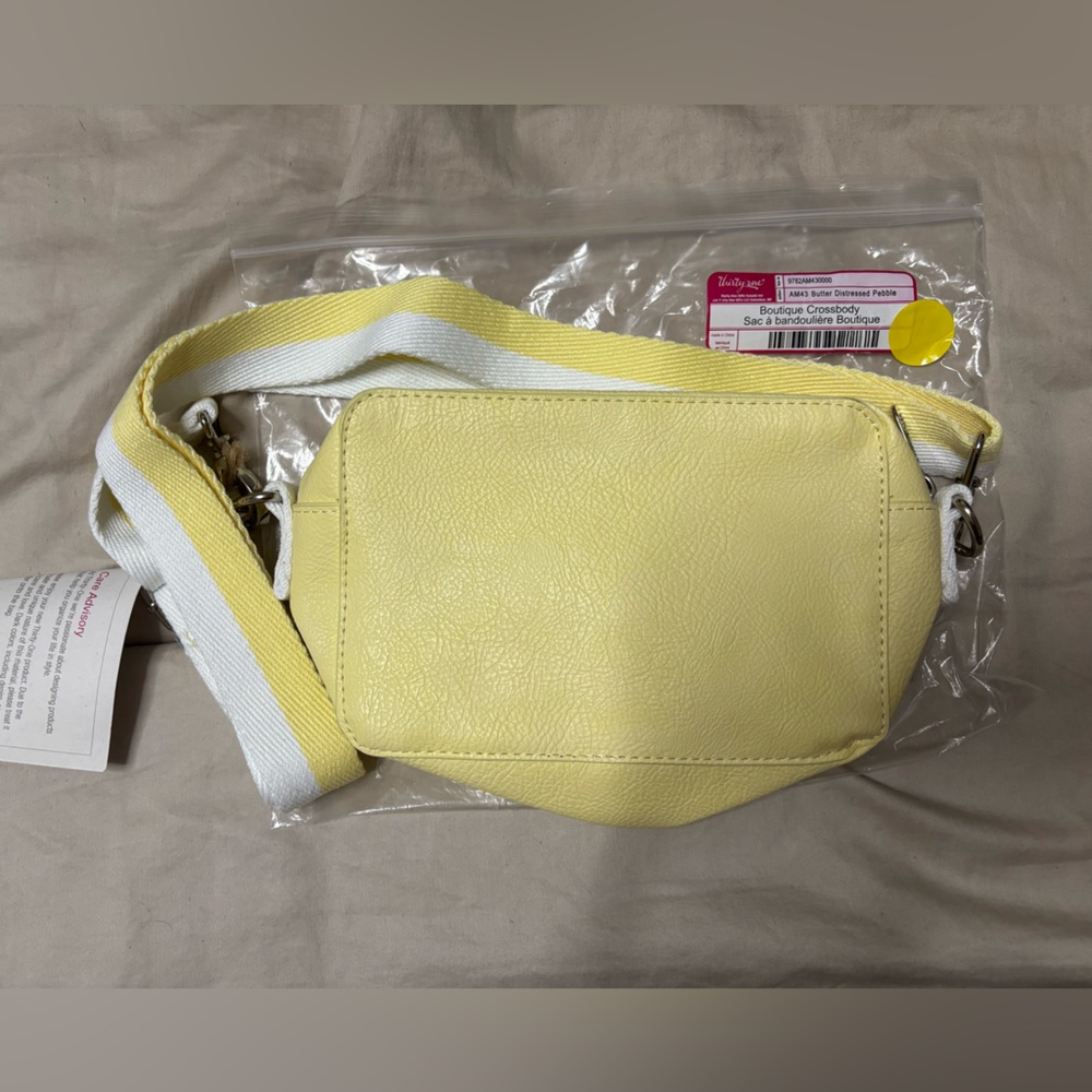 Thirty One Yellow Boutique Crossbody Bag
